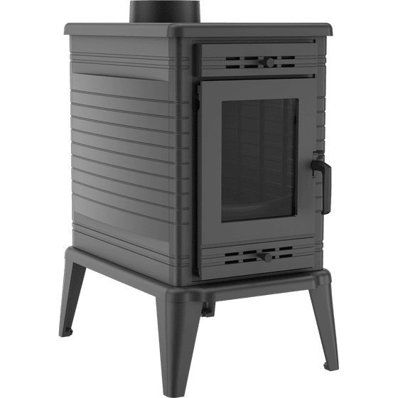 Malkas apkures čuguna krāsns KRATKI K10 Ø 130 10 kW