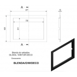 Kamīni – O 18kW Deco (ar rāmi)