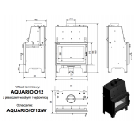 Kamīni Kratki centrālapkures kurtuve Aquario O12 12kW