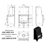 Kamīni Kratki centrālapkures kurtuve Aquario Z14 12kW